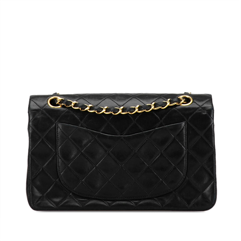 Chanel Small Classic Lambskin Double Flap (SHG-wzVZB4)