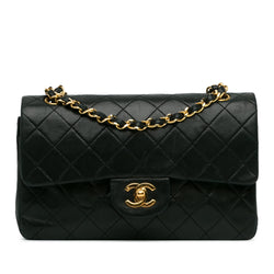 Chanel Small Classic Lambskin Double Flap (SHG-e2qOYF)