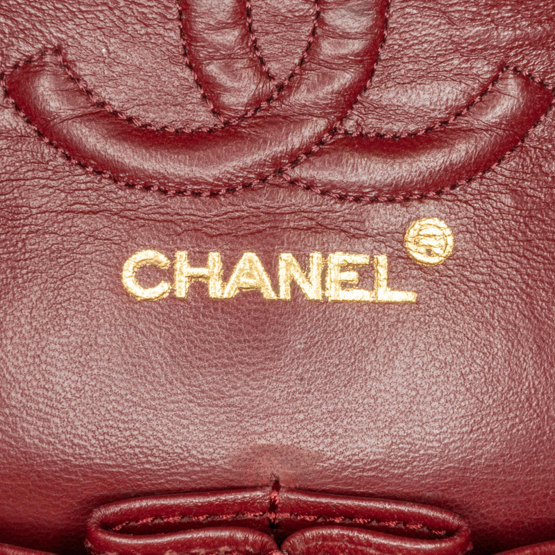 Chanel Small Classic Lambskin Double Flap (SHG-e2qOYF)