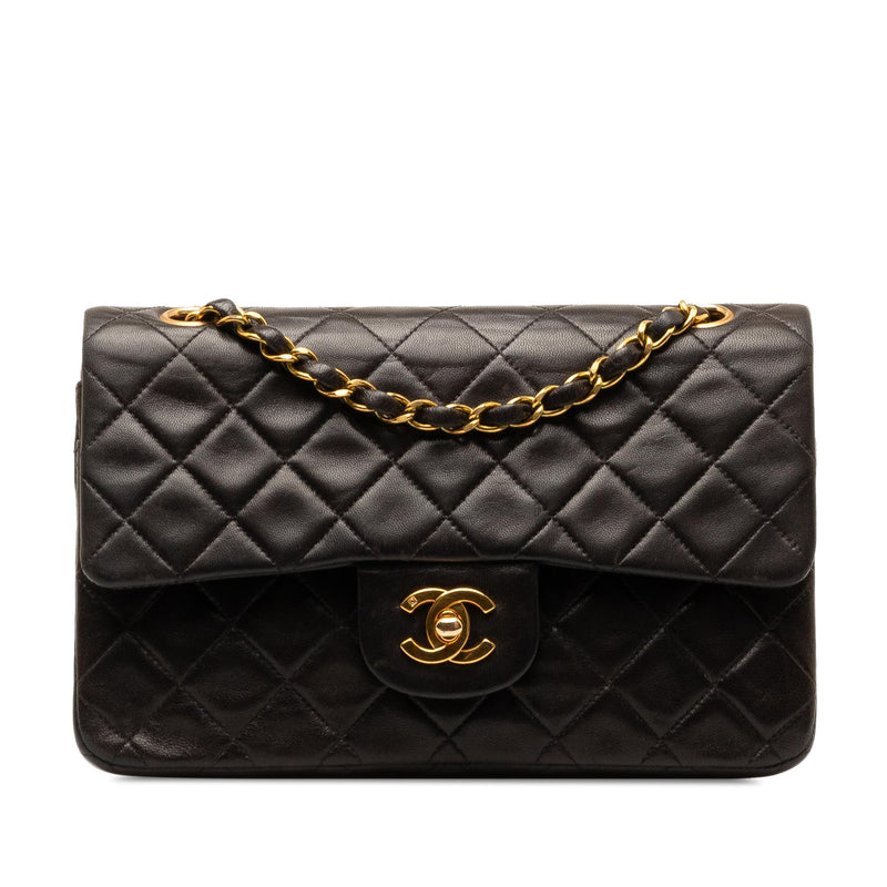 Chanel Small Classic Lambskin Double Flap (SHG-XcXBzG)