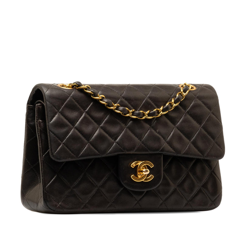 Chanel Small Classic Lambskin Double Flap (SHG-XcXBzG)