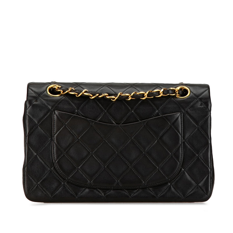 Chanel Small Classic Lambskin Double Flap (SHG-PD17B9)