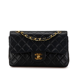 Chanel Small Classic Lambskin Double Flap (SHG-8UzqiL)