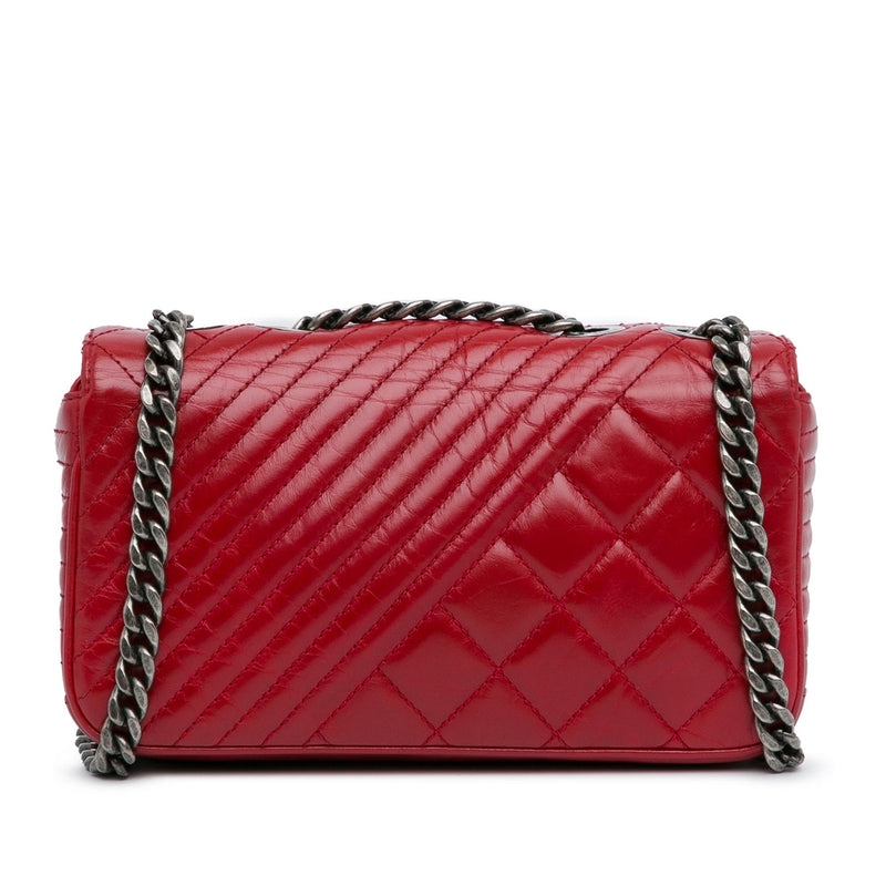 Chanel Small Glazed Calfskin Coco Boy Flap (SHG-1nxK54)