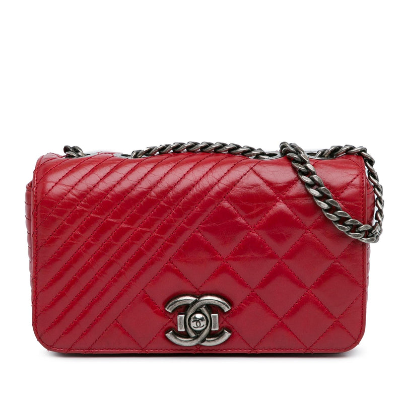 Chanel Small Glazed Calfskin Coco Boy Flap (SHG-1nxK54)