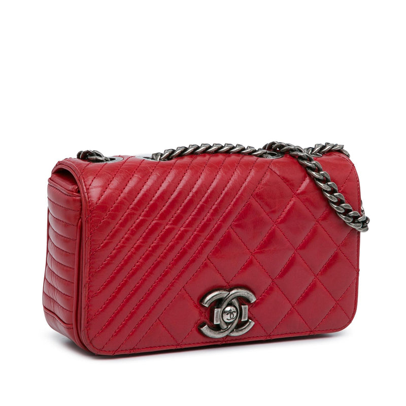 Chanel Small Glazed Calfskin Coco Boy Flap (SHG-1nxK54)