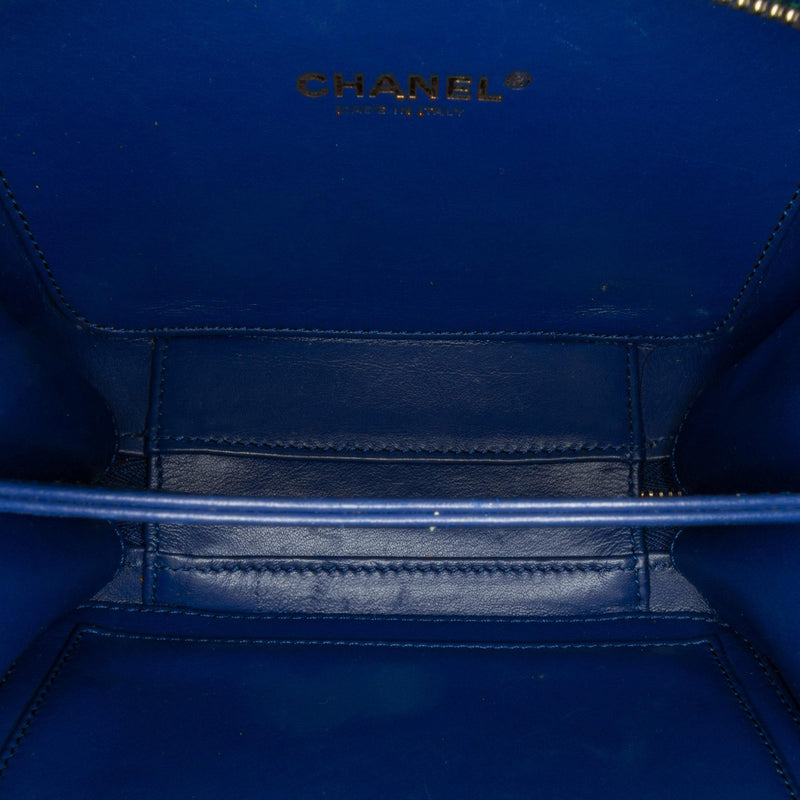 Chanel Small Jersey CC Filigree Vanity Case (SHG-zkvIpb)