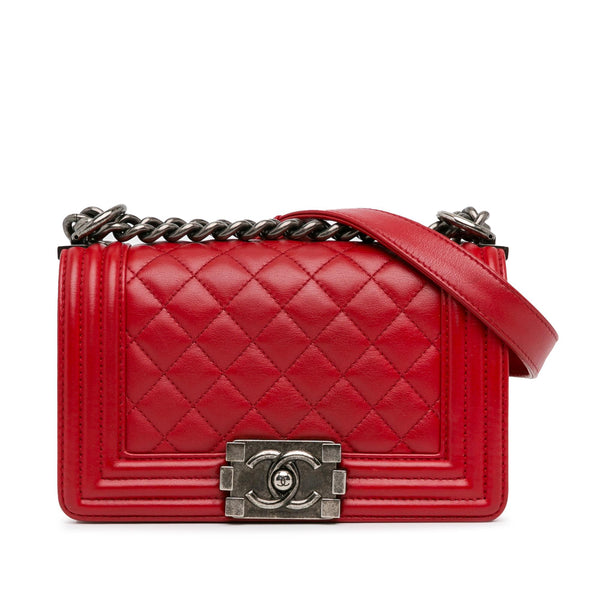 Chanel Small Lambskin Boy Flap (SHG-ARfIAX)