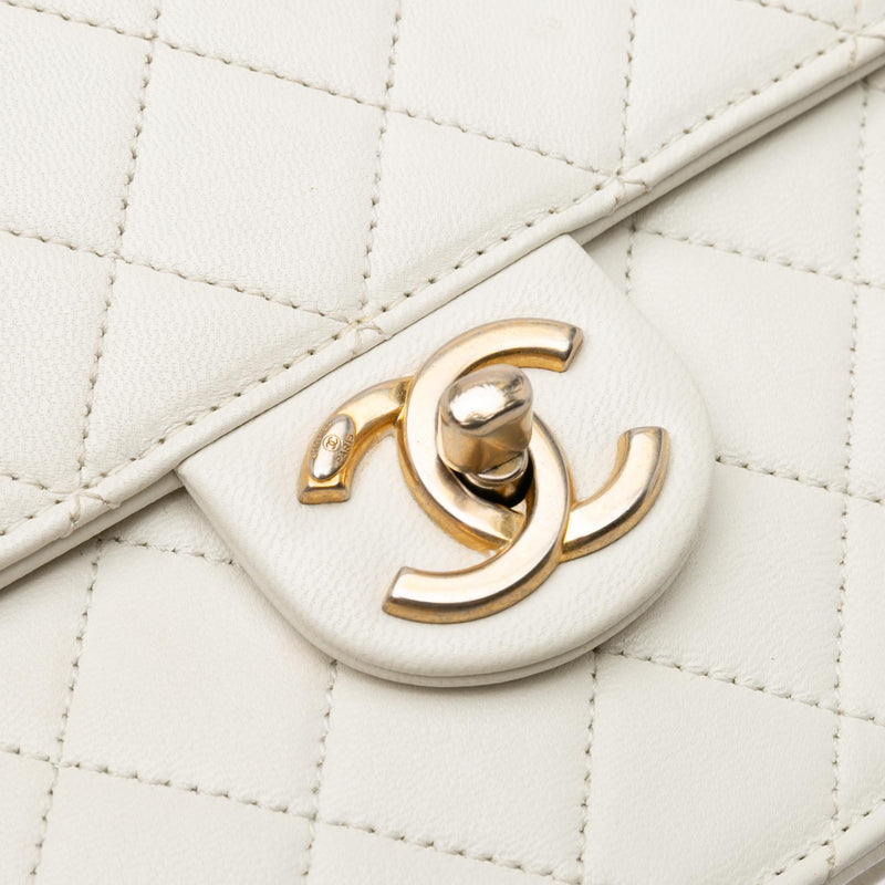 Chanel Small Lambskin Chic Pearls Flap (SHG-NEndrv)