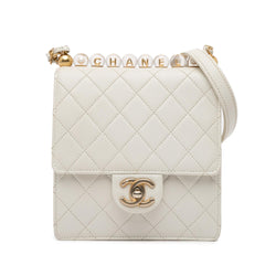 Chanel Small Lambskin Chic Pearls Flap (SHG-NEndrv)