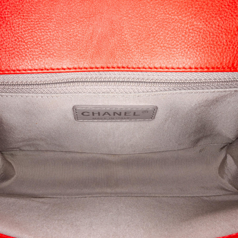 Chanel Small Lambskin Double Stitch Boy Flap (SHG-xZDUeB)