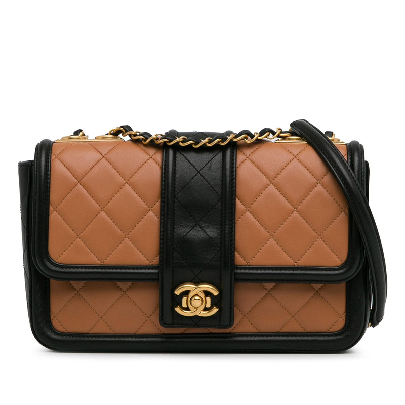 Chanel Small Lambskin Elegant CC Flap (SHG-H8xtTB)