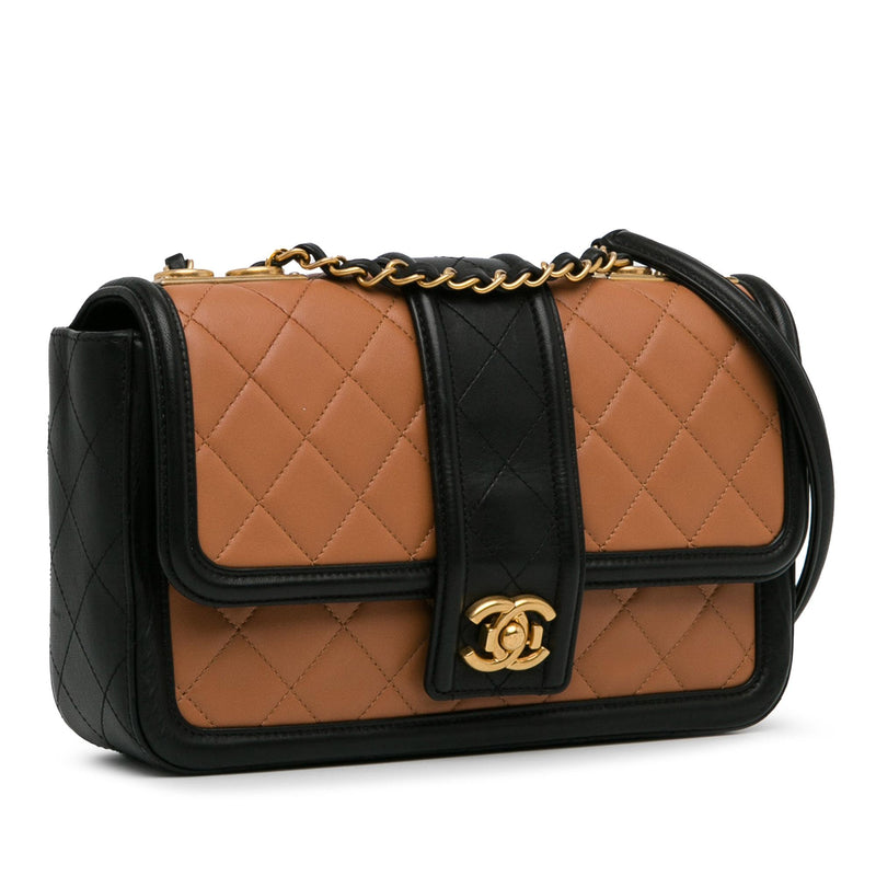 Chanel Small Lambskin Elegant CC Flap (SHG-H8xtTB)