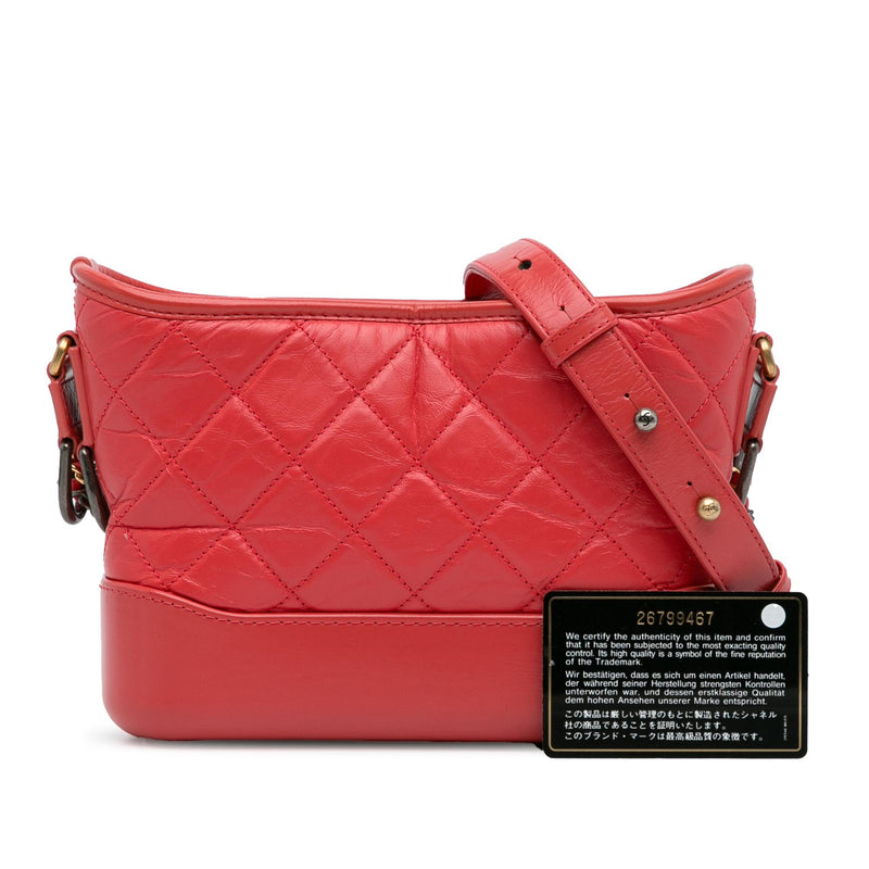 Chanel Small Lambskin Gabrielle Crossbody Bag (SHG-RFaMlk)