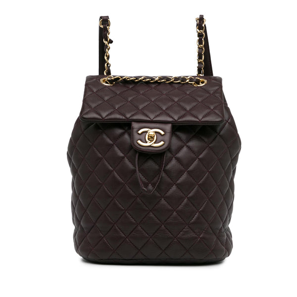 Chanel Small Lambskin Urban Spirit Backpack (SHG-Oeo9PI)