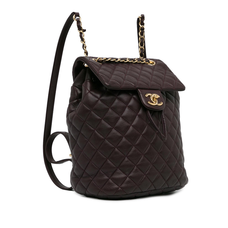 Chanel Small Lambskin Urban Spirit Backpack (SHG-Oeo9PI)