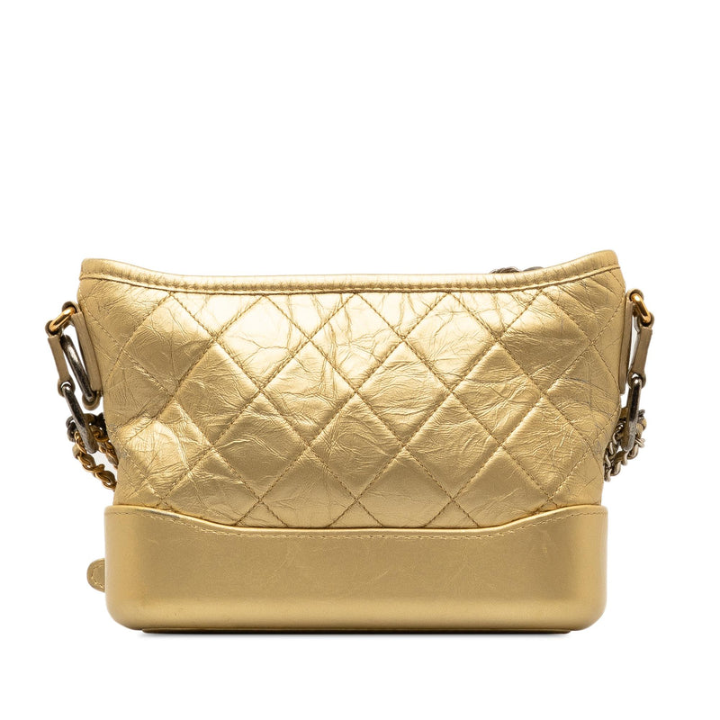 Chanel Small Metallic Lambskin Gabrielle Crossbody (SHG-gD1FHy)