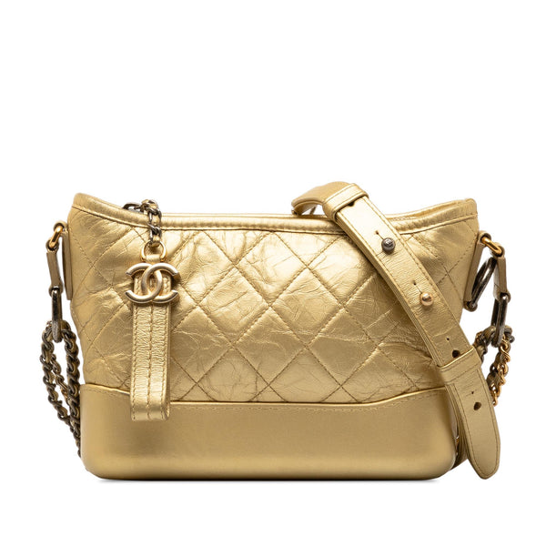 Chanel Small Metallic Lambskin Gabrielle Crossbody (SHG-gD1FHy)