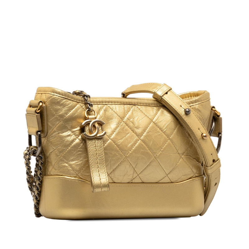 Chanel Small Metallic Lambskin Gabrielle Crossbody (SHG-gD1FHy)