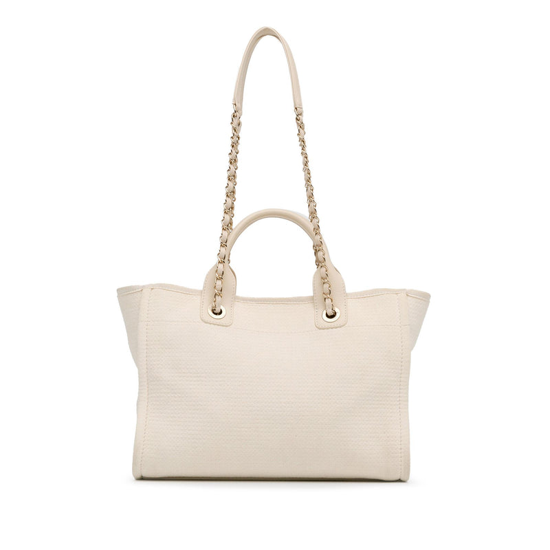 Chanel Small Mixed Fibers Deauville Tote (SHG-6vcu8P)