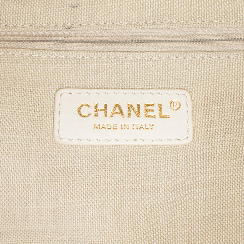 Chanel Small Mixed Fibers Deauville Tote (SHG-6vcu8P)