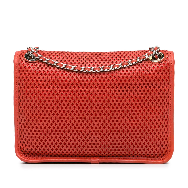 Chanel Small Perforated Calfskin Up In The Air Flap (SHG-iEf845)