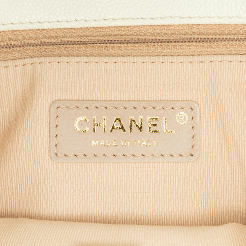 Chanel Small Quilted Caviar Chain Melody Flap (SHG-NPPNU4)