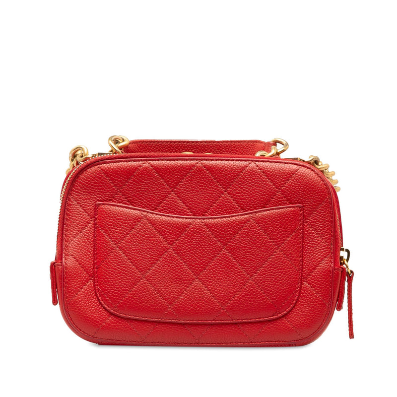 Chanel Small Quilted Caviar Top Handle Camera Bag (SHG-t5q9uY)