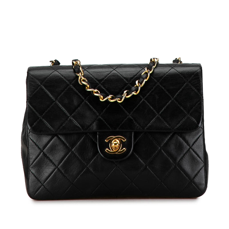 Chanel Square Classic Quilted Lambskin Flap (SHG-NCKAmV)