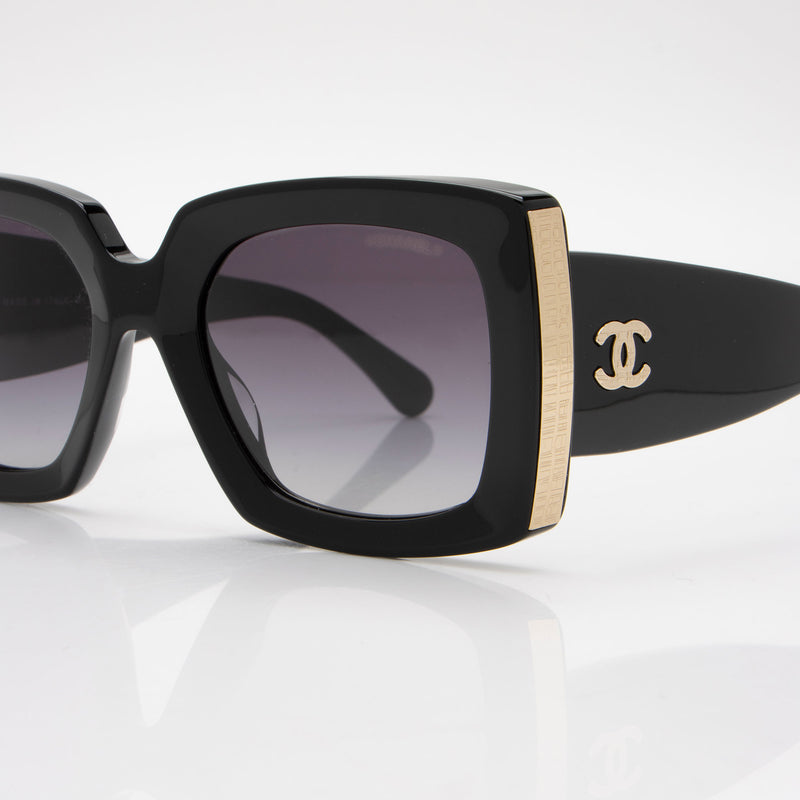 Chanel Oversize CC Square Sunglasses (SHF-bYR0Yc)