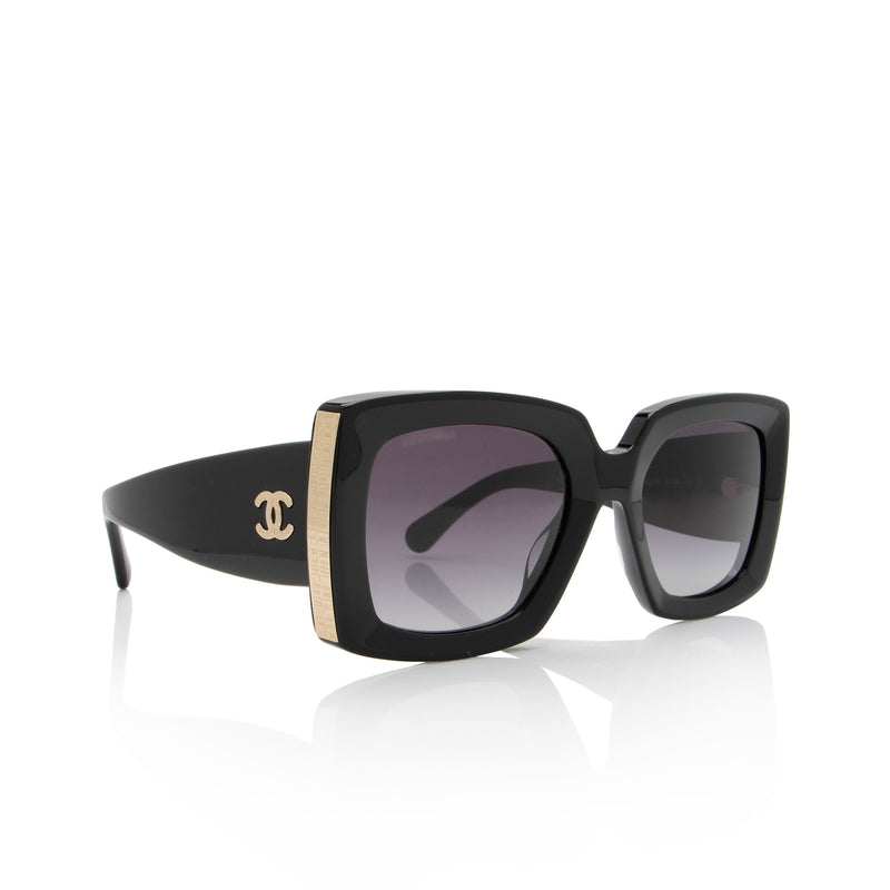 Chanel Oversize CC Square Sunglasses (SHF-bYR0Yc)