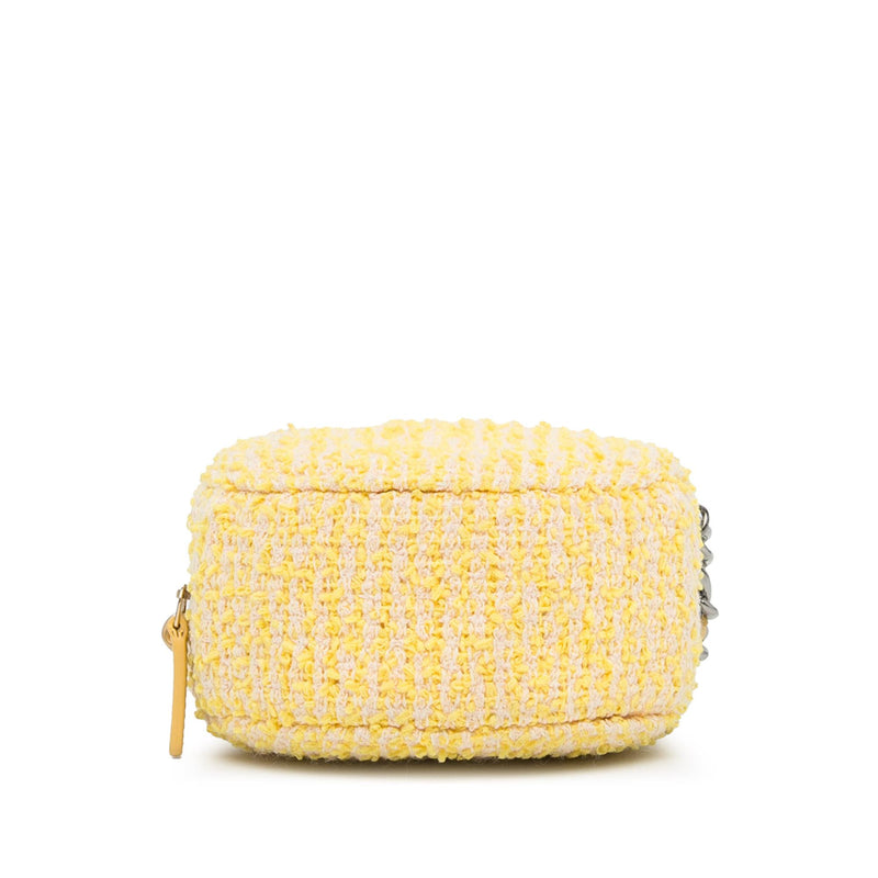 Chanel Tweed 19 Round Clutch with Chain (SHG-9fV90G)