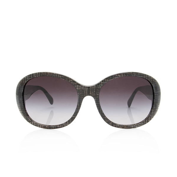 Chanel Tweed CC Turnlock Sunglasses (SHF-564TYi)