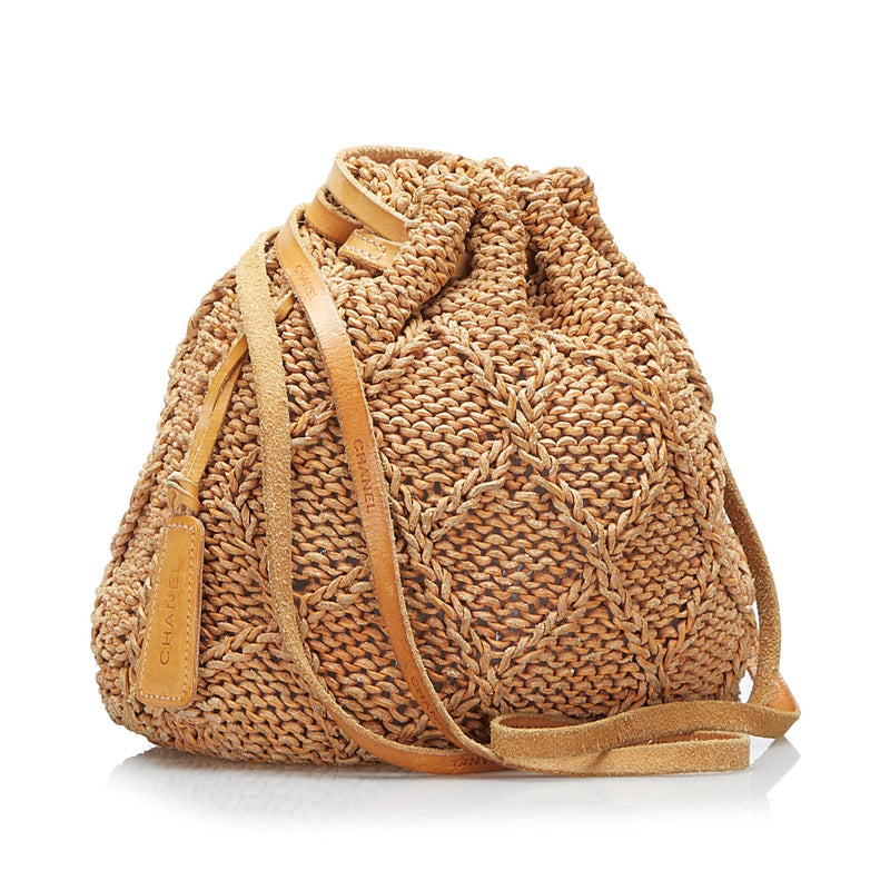 Crochet LV bucket bag