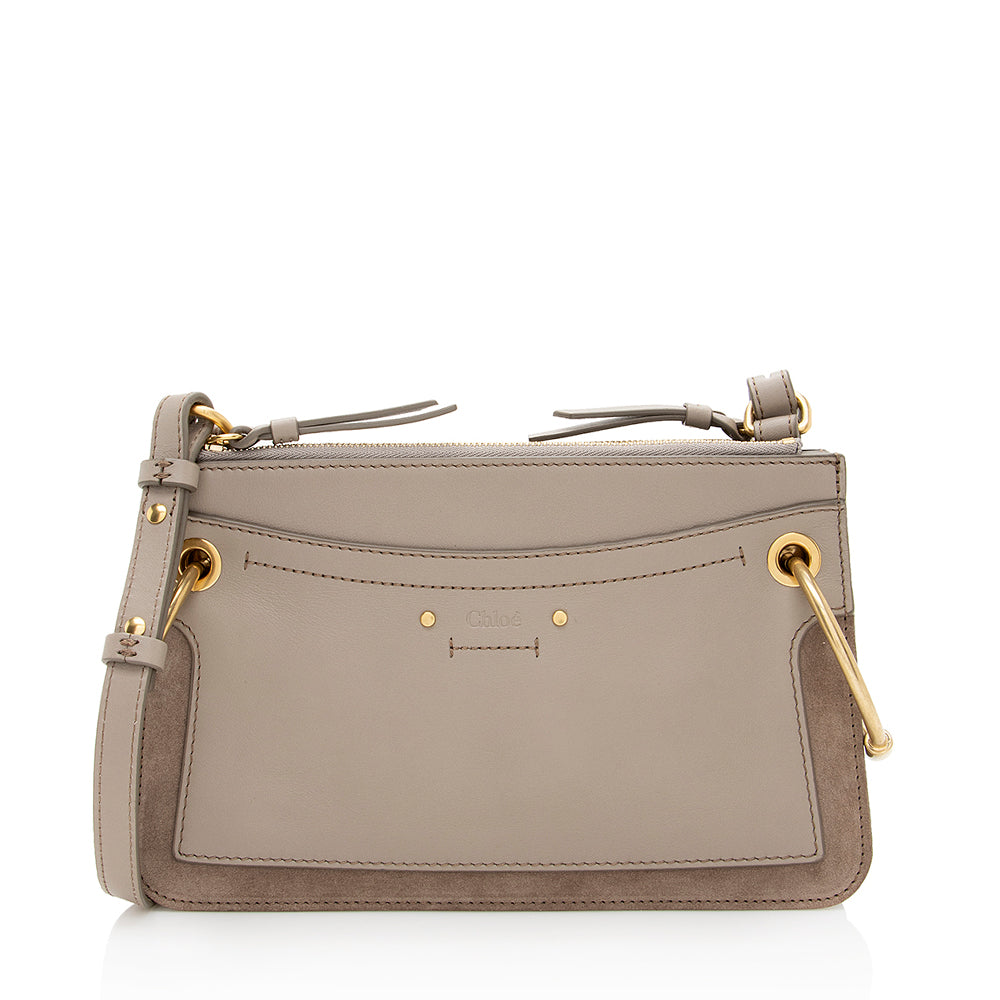 Chloe Leather Suede Roy Mini Shoulder Bag SHF 19842