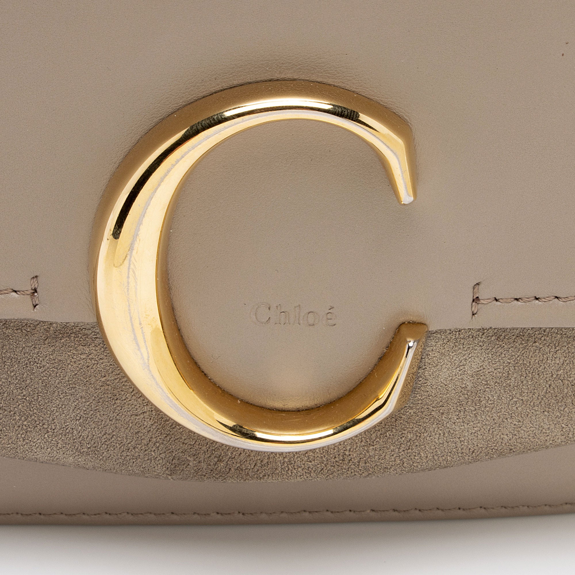 Chloe Shiny Calfskin C Mini Bag (SHF-mzADSH)