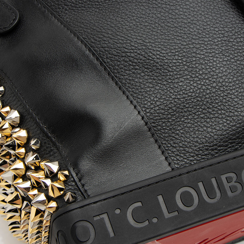 Christian Louboutin Leather Spiked Explorafunk Backpack (SHF-CUzlR1)