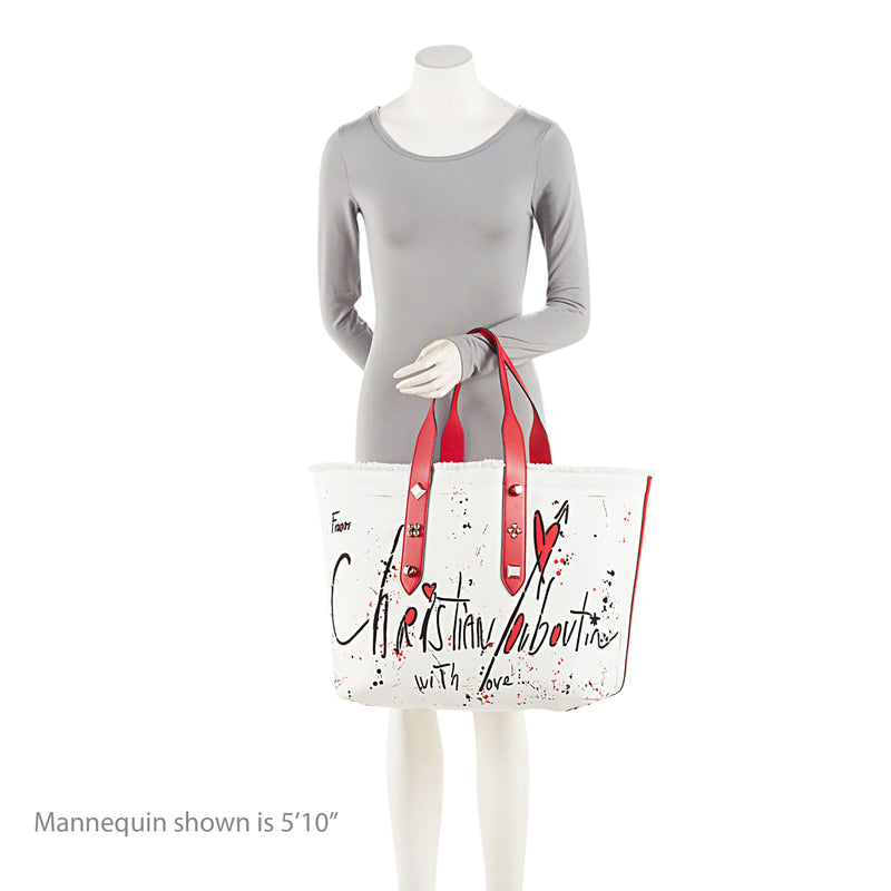 Christian Louboutin Canvas Frangibus Tote (SHF-M9DoSh)