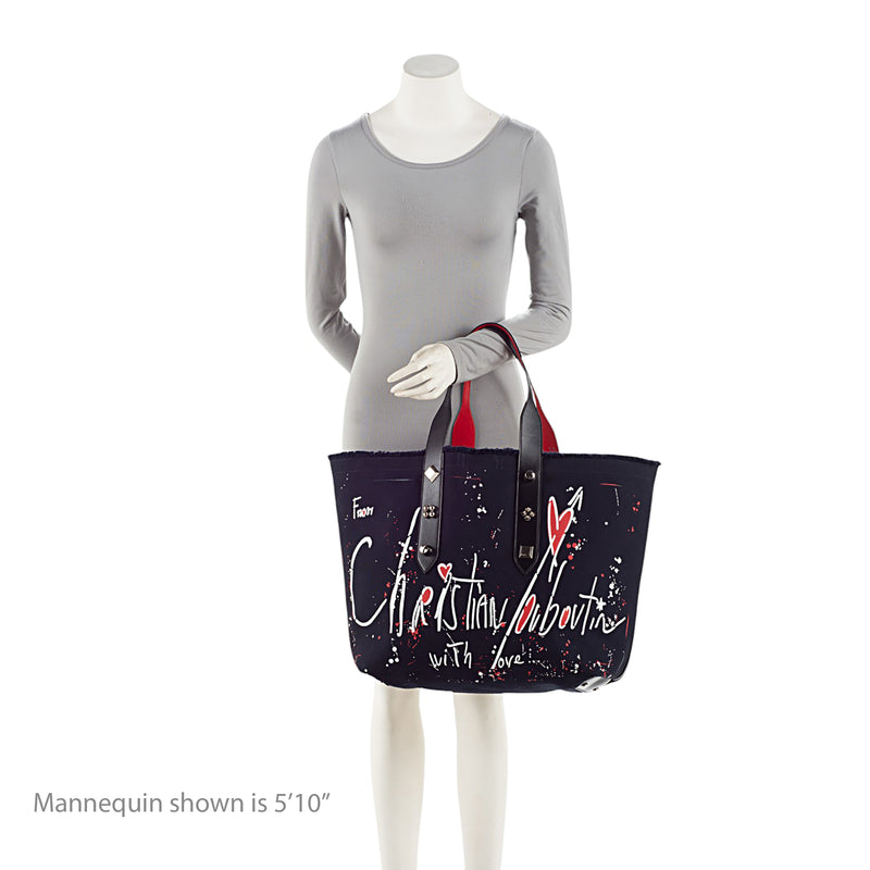 Christian Louboutin Canvas Frangibus Tote (SHF-Ki2T7y)