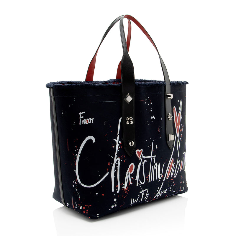 Christian Louboutin Canvas Frangibus Tote (SHF-Ki2T7y)