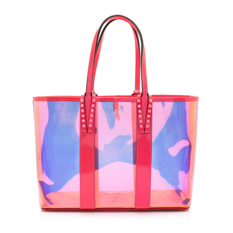 Christian Louboutin Iridescent PVC Small Tote (SHF-TnmBm0)