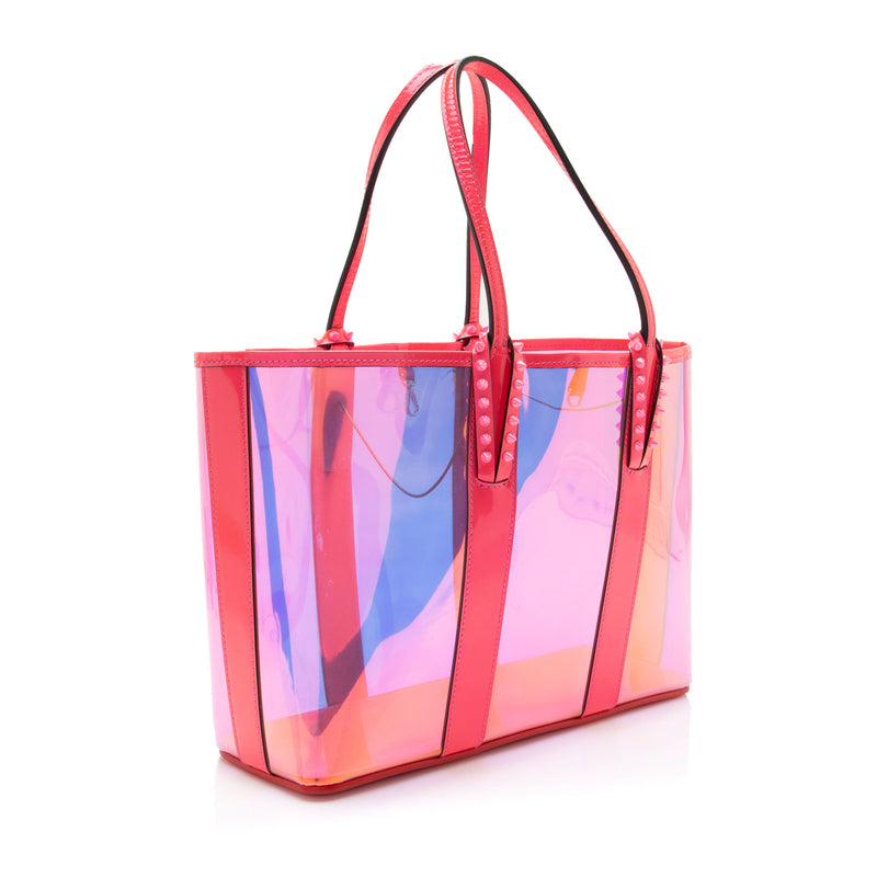 Christian Louboutin Iridescent PVC Small Tote (SHF-TnmBm0)