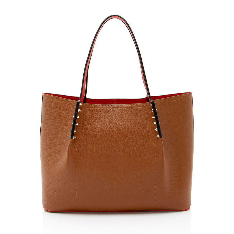 Christian Louboutin Leather Cabarock Large Tote (SHF-ChGSRs)