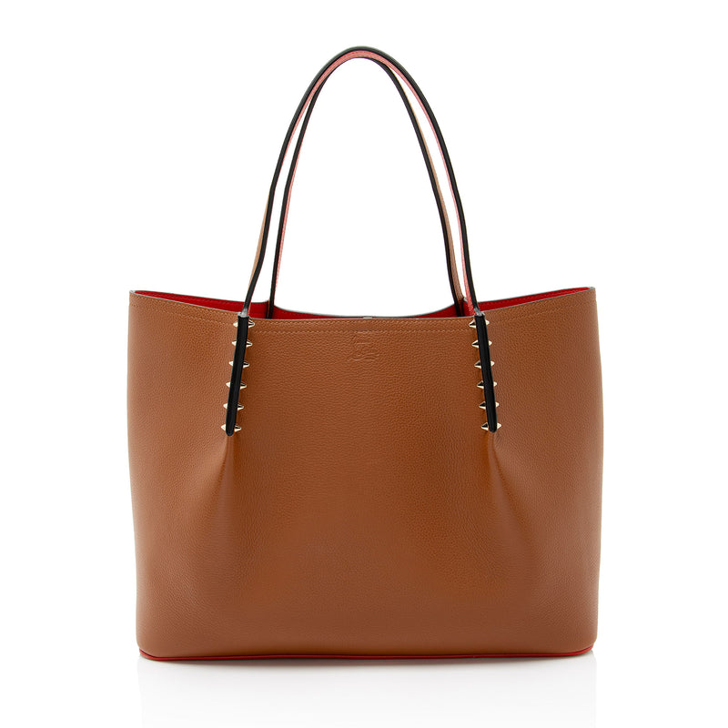 Christian Louboutin Leather Cabarock Large Tote (SHF-ChGSRs)