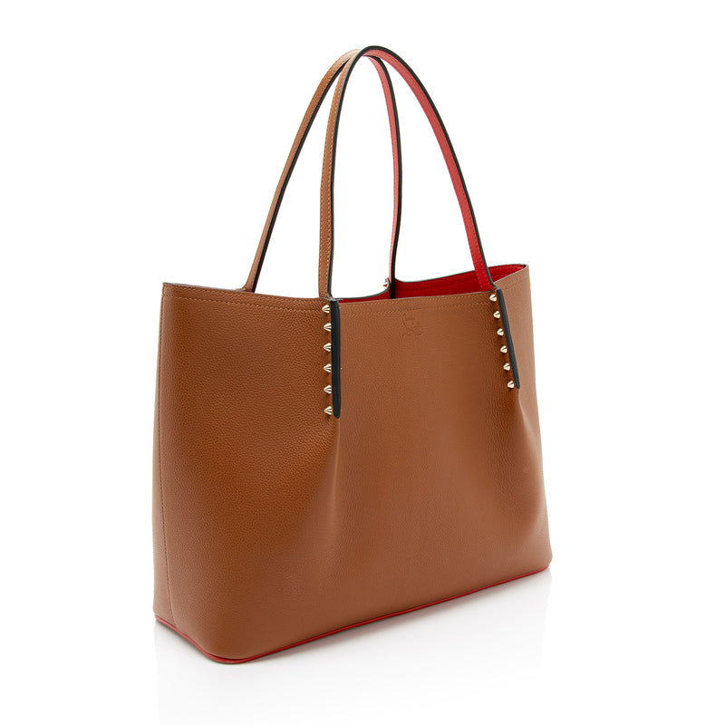 Christian Louboutin Leather Cabarock Large Tote (SHF-ChGSRs)