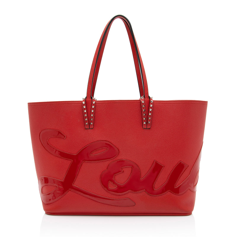 Christian Louboutin Leather Cabata Logo Tote (SHF-JXlDI8)