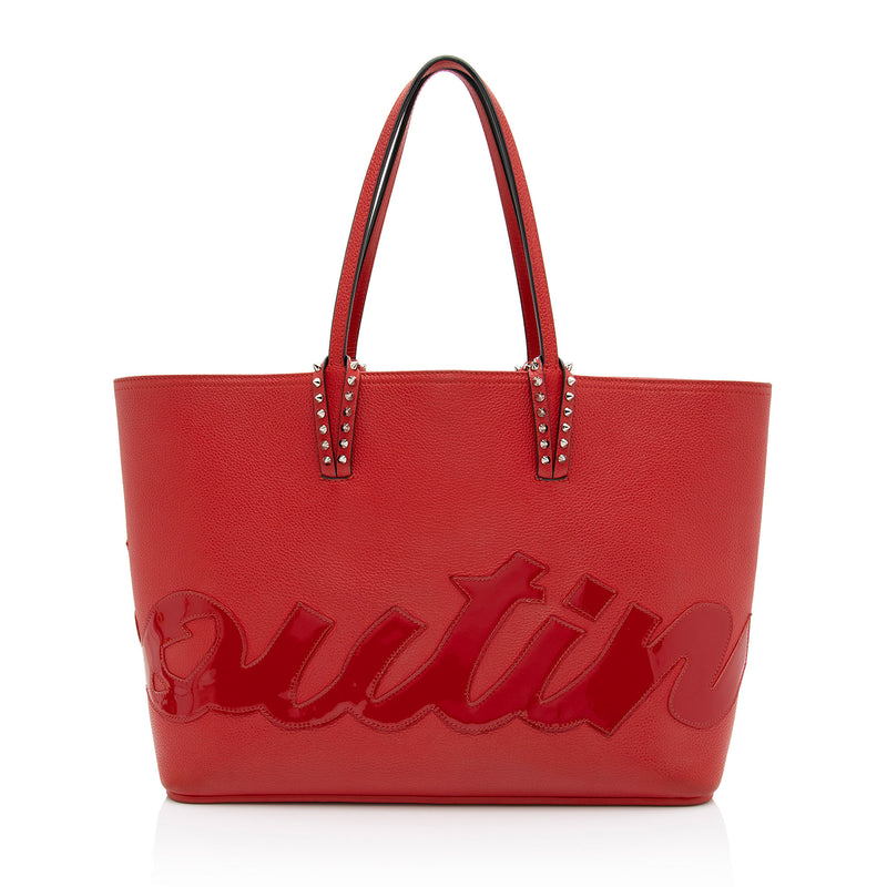 Christian Louboutin Leather Cabata Logo Tote (SHF-JXlDI8)