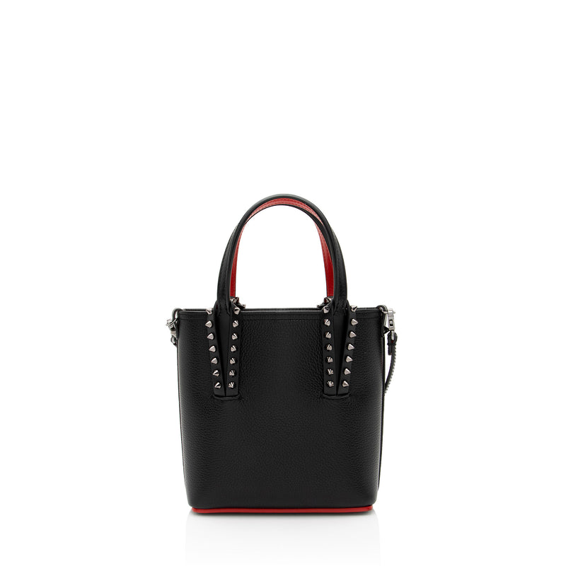 Christian Louboutin Leather Cabata N/S Mini Tote (SHF-74w3pv)