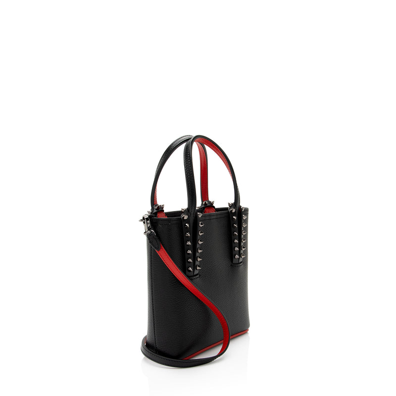 Christian Louboutin Leather Cabata N/S Mini Tote (SHF-74w3pv)