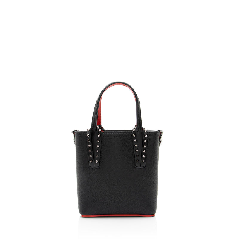 Christian Louboutin Leather Cabata N/S Mini Tote (SHF-HOuVAt)